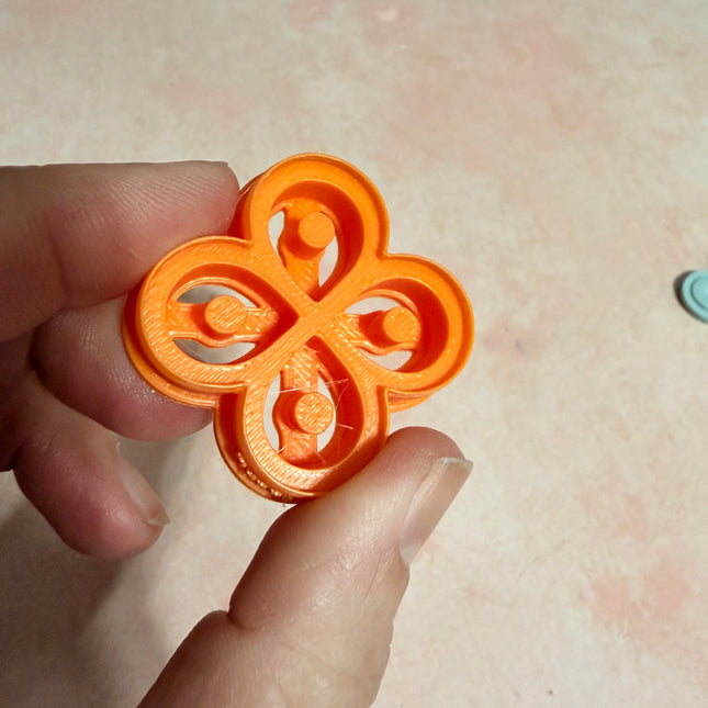 Celtic Collection - Shamrock Knot polymer clay cutter