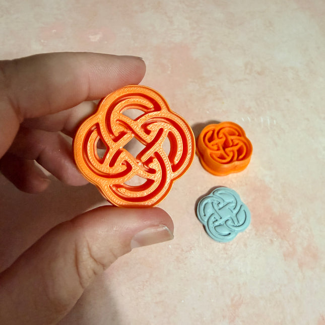 Celtic Collection - Shield Knot polymer clay cutter