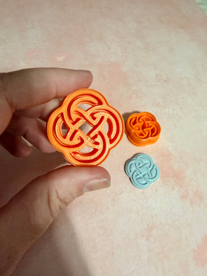 Celtic Collection - Shield Knot polymer clay cutter