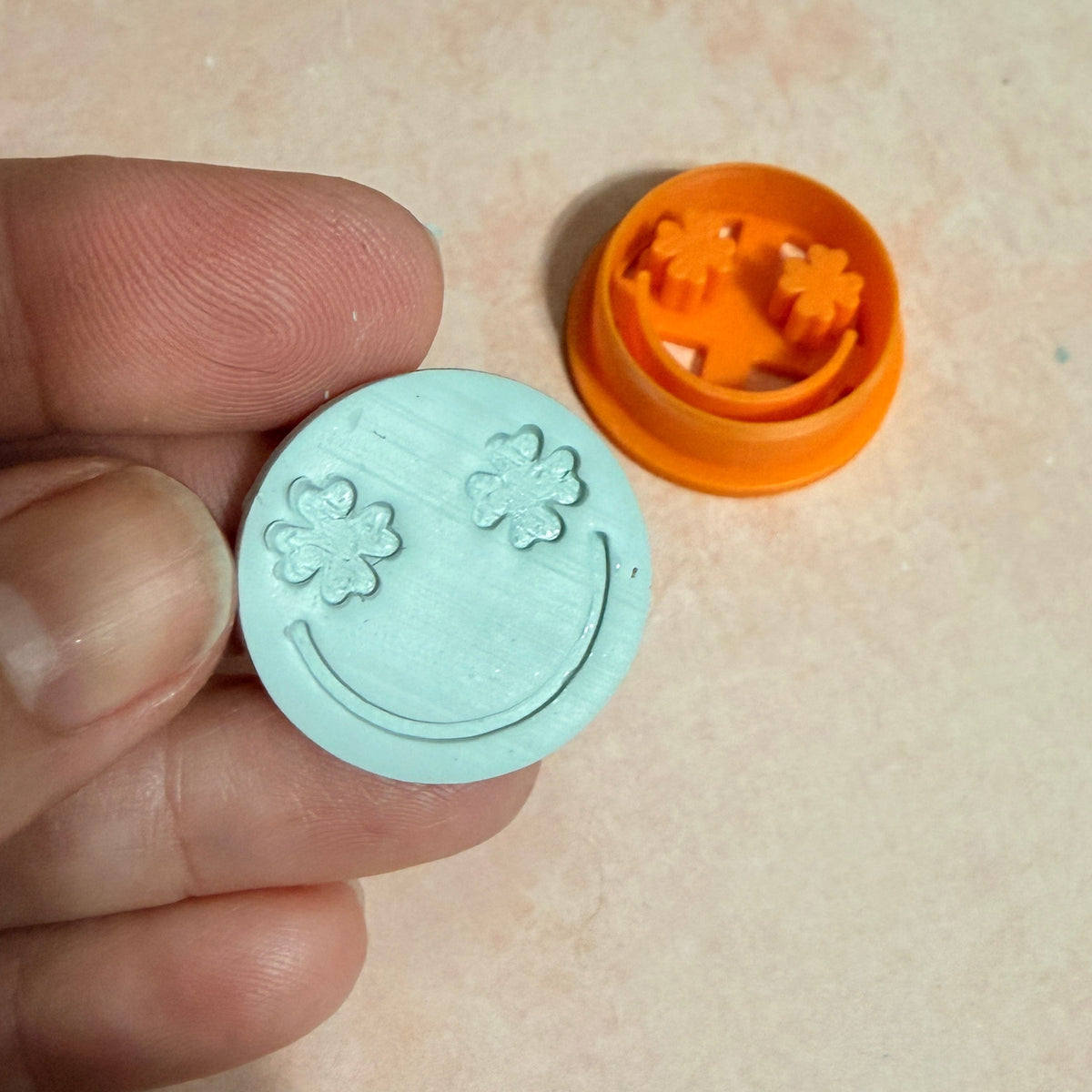 Celtic Collection - Lucky Smiley polymer clay cutter