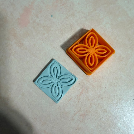 Celtic Collection - Square Knot polymer clay cutter