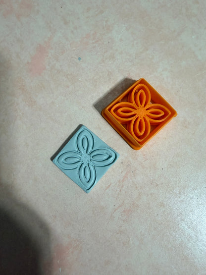 Celtic Collection - Square Knot polymer clay cutter