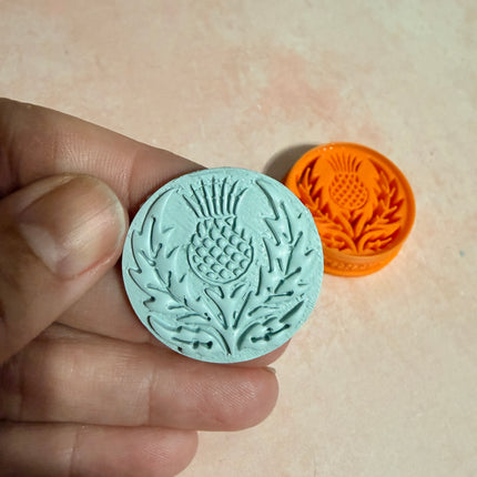 Celtic Collection - Thistle full press polymer clay cutter