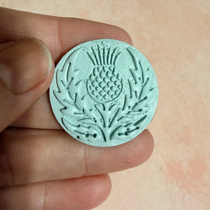 Celtic Collection - Thistle full press polymer clay cutter