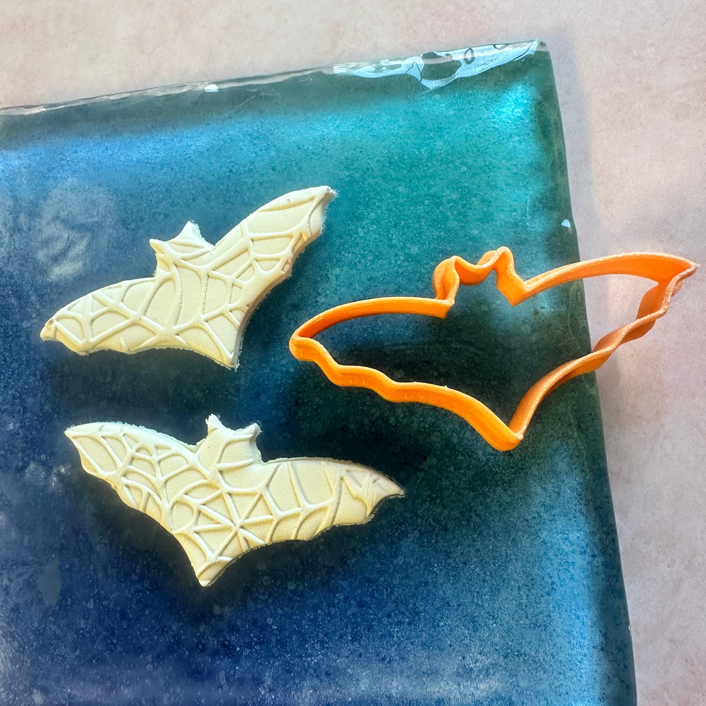 Basic Bat polymer clay cutter set Halloween gothic