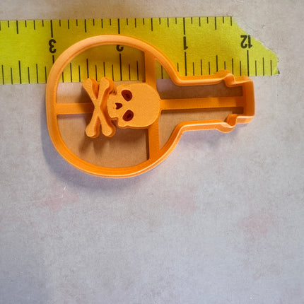Skull Poison Bottle polymer clay cutter Halloween gothic