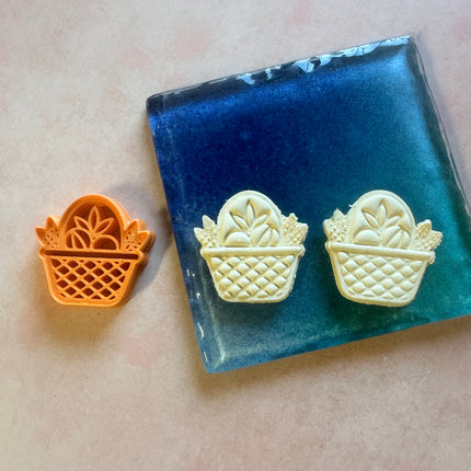 Fruity Picnic Basket polymer clay cutter - Create Along 