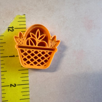 Fruity Picnic Basket polymer clay cutter - Create Along 