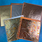 Simple Sheets easy to use 5 colors Metallic Leaf patent transfer Foils for Polymer Clay & Mixed Media
