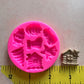 Christmas Trinkets Silicone Mold for polymer clay