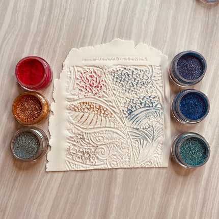 Pigments Mica Powders Darkstar Shimmer sparkle for Polymer Clay Art Jewelry and Resin - Create Along 