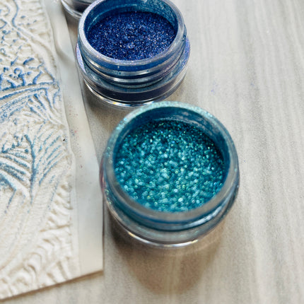 Pigments Mica Powders Darkstar Shimmer sparkle for Polymer Clay Art Jewelry and Resin - Create Along 