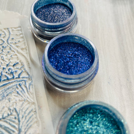 Pigments Mica Powders Darkstar Shimmer sparkle for Polymer Clay Art Jewelry and Resin - Create Along 