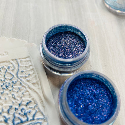 Pigments Mica Powders Darkstar Shimmer sparkle for Polymer Clay Art Jewelry and Resin - Create Along 