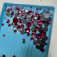 Crystal Rhinestone multi size Hot Fix bake-able glue heat set embellishment