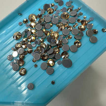 Crystal Rhinestone multi size Hot Fix bake-able glue heat set embellishment - Create Along 