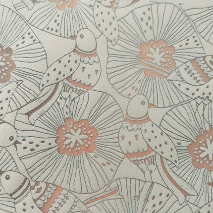 Poppy Bliss Floral Bird Summer Spring Silk screen - Create Along 