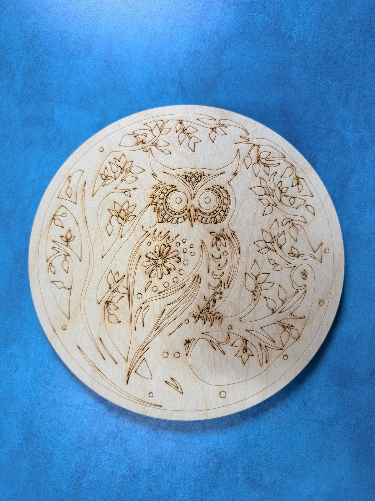 Mystical Owl paint your own wood canvas