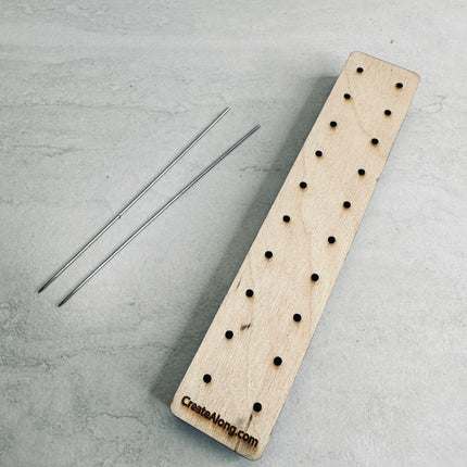 Clay Bead Pin Stand up Holder for baking and drying - Create Along 