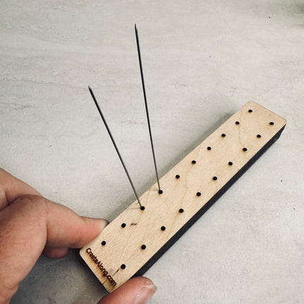 Clay Bead Pin Stand up Holder for baking and drying - Create Along 