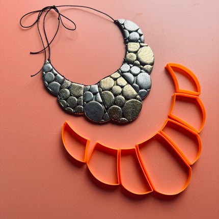 Rounded 7 piece collar clay cutter set - Create Along 