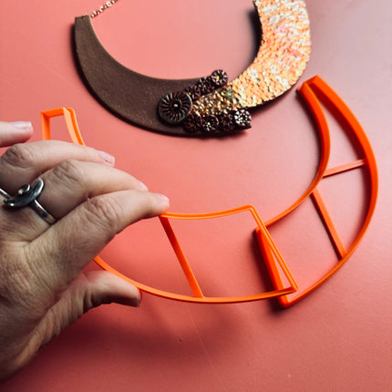 Split 2 piece collar clay cutter set - Create Along 