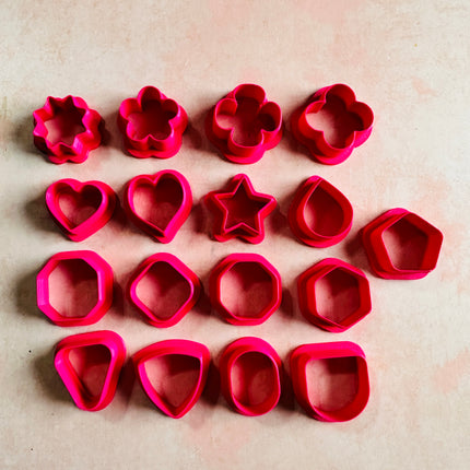 All the Studs mini polymer clay earring cutters .75 inch - Create Along 