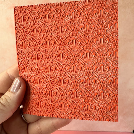 Magical Eyes polymer clay rubber stamp texture sheet card making - Create Along 