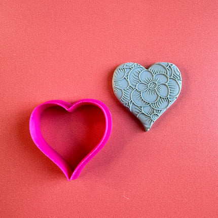 Bubble Flower polymer clay rubber stamp texture sheet card making - Create Along 