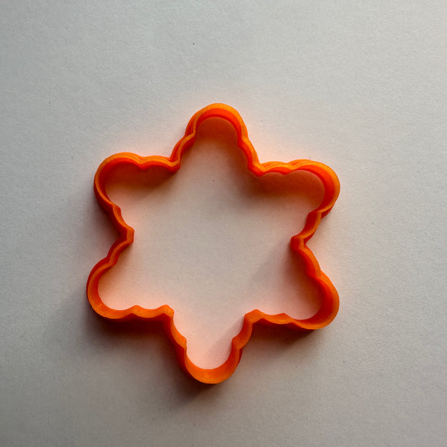 Snowflake Christmas Winter polymer clay cutter - Create Along 