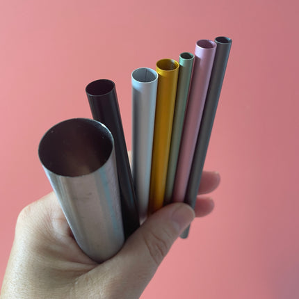 Metal Tube Forms for Huggie clay earrings, rings, hair twists, large hole beads - Create Along 