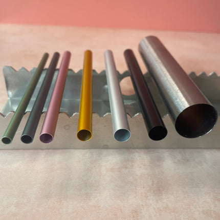 Metal Tube Forms for Huggie clay earrings, rings, hair twists, large hole beads - Create Along 
