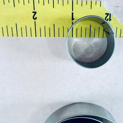 Metal Round circles polymer clay cutter set of 5 basics - Create Along 