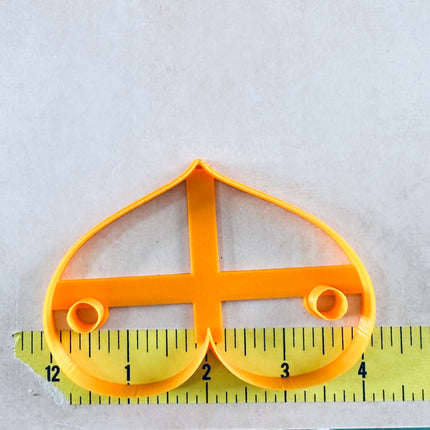 Clay Hair Slide bun cover Cutter Heart | polymer clay barrette - Create Along 