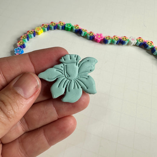 Daffodil March Birth Flower Polymer Clay Impression Cutter – 1.5 Inch Tall | Detailed Flower Design