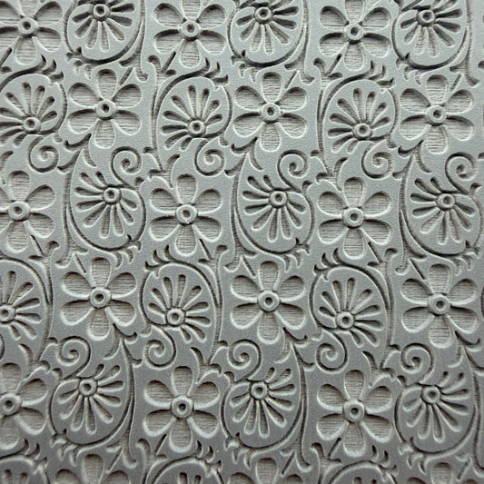 Spinning Daisies Rubber Texture Stamp | 3x4 Inch
