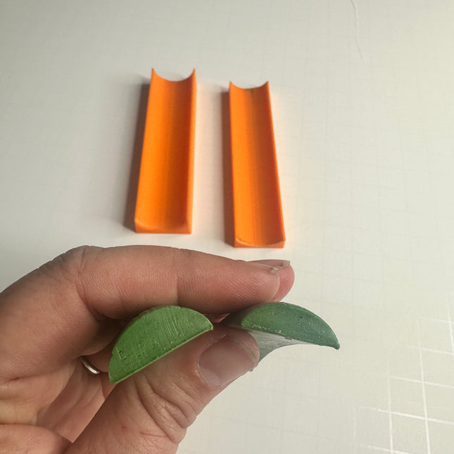 Bangle Bracelet Builder Polymer Clay Tool – Choose Deep or Shallow Curve | Make Smooth Clay Bangles &amp; Cuffs - Create Along 