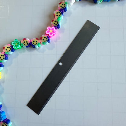 The “Stiffy” Polymer Clay Cutting Blade – 4 Inch Rigid Slicing Tool for Canes & Straight Cuts - Create Along 