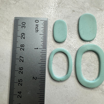 Pill Skinny Clay earring cutter  | polymer clay skinny link donut cutter - Create Along 