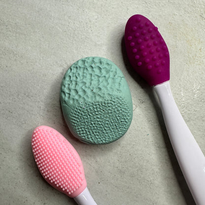 The Pebble Pusher – Double-Sided Silicone Texture Tool for Moss, Rock & Organic Clay Effects - Create Along 