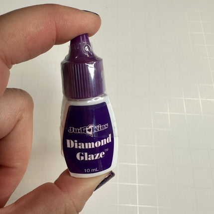 Judikins Diamond Glaze – 10ml Bottle | Clear Dimensional Adhesive for Polymer Clay, Paper & Jewelry - Create Along 