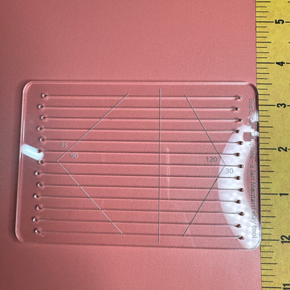 The Create Template for geometric, quilted hexagon, triangle, diamond patterns on clay slabs and veneers - Create Along 