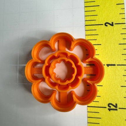 Frilled Flower Polymer Clay Cutter Layered Petal Cutter for Earrings, Charms & Jewelry Making - Create Along 