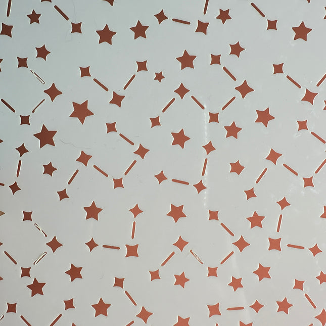 Constellations Celestial Mylar Stencil – 5x5 Inch Star Pattern for Polymer Clay & Mixed Media | 10 Mil Durable - Create Along 