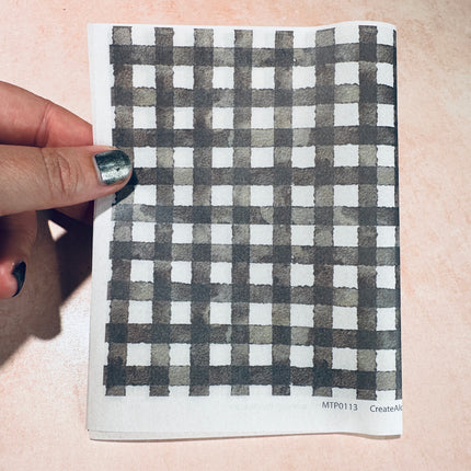 Black and White Magic Transfer Paper half sheet printed ready to use - Create Along 