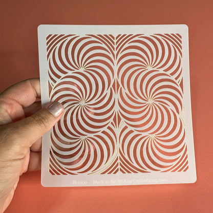 Illusion Mylar crafting stencil - Create Along 