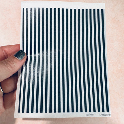 Black and White Magic Transfer Paper half sheet printed ready to use - Create Along 