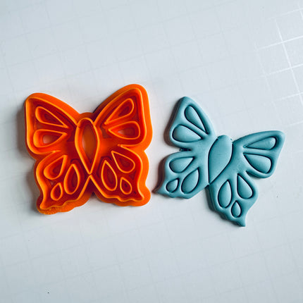 Big Bold Butterfly Cutters – Wide or Narrow Detailed Wings for Polymer Clay Statement Jewelry & Sculpture - Create Along 