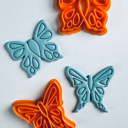 Big Bold Butterfly Cutters – Wide or Narrow Detailed Wings for Polymer Clay Statement Jewelry & Sculpture - Create Along 