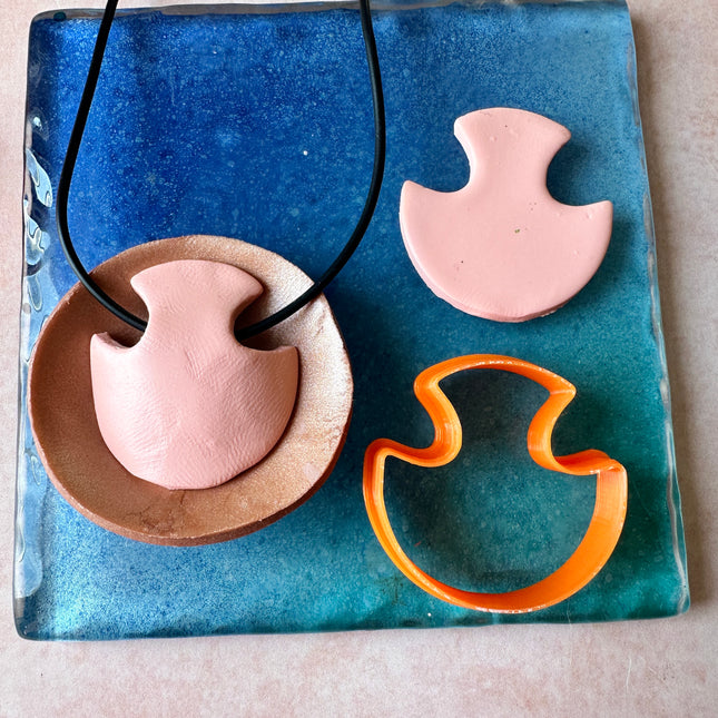 Jan's Easy Back pendant hangers clay cutter | Mushroom clay cutters - Create Along 